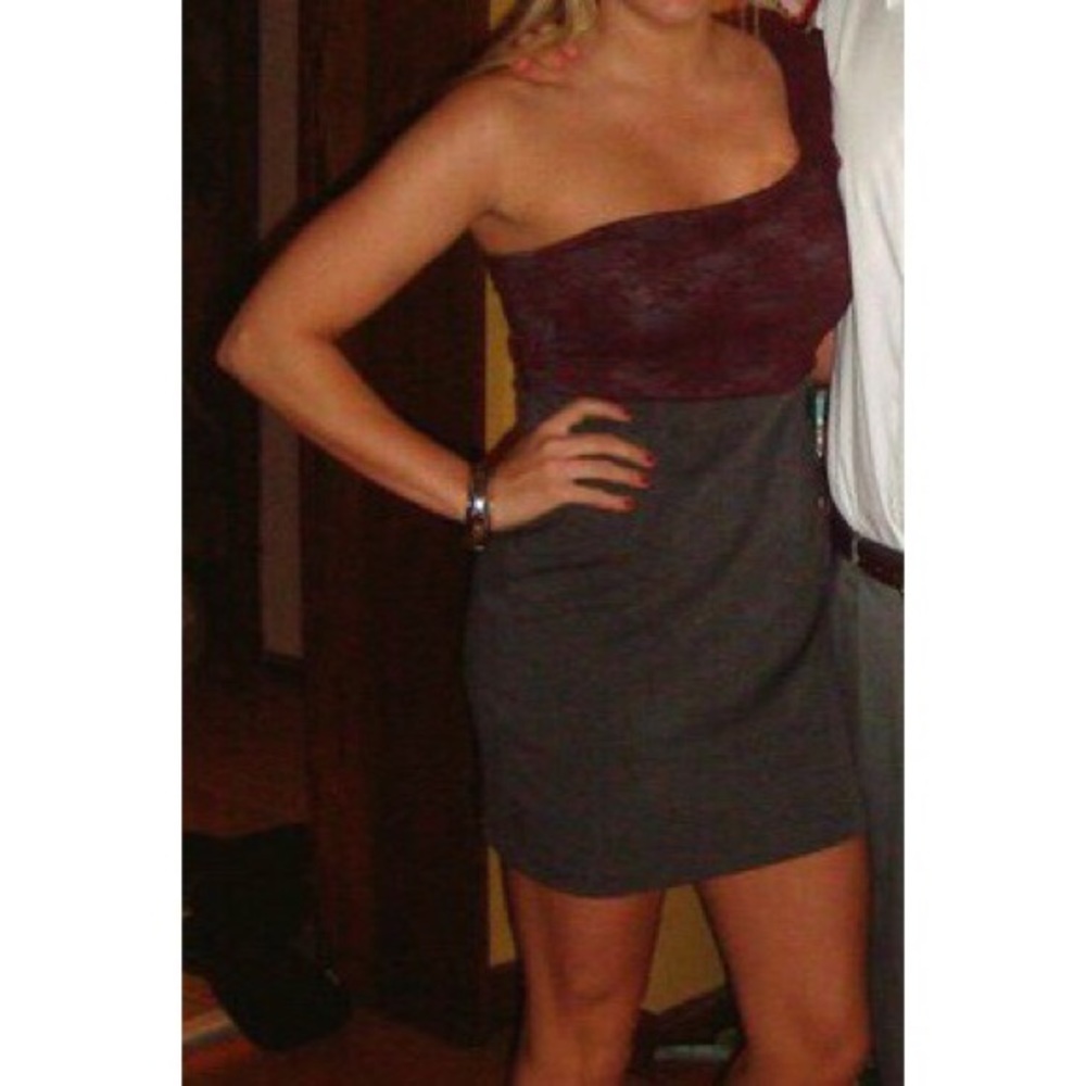 One shoulder bodycon dress